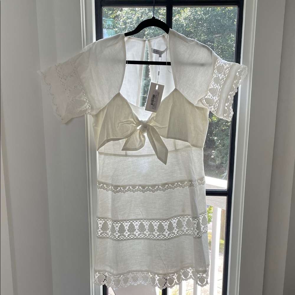 Endless Rose White Lace Mini Dress